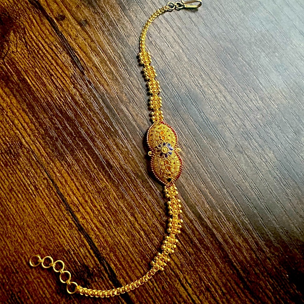 22k gold bracelet. Coachella vibes